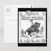 De kunst van de Riding Briefkaart (Voorkant / Achterkant)