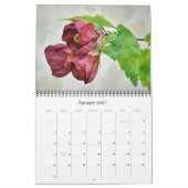 De kunst van de rode bloemen kalender (Jan 2027)