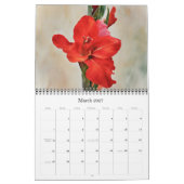 De kunst van de rode bloemen kalender (Mar 2027)