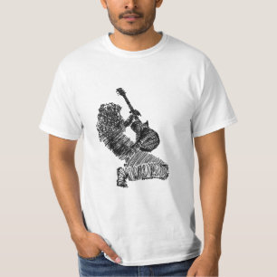 De Kunst van de Speler van de Gitaar van de rots - T-shirt