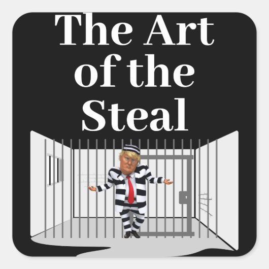 De kunst van de Steal Trump Sticker (Voorkant)
