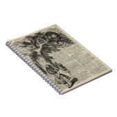 De Kunst van de Stencil van Alice en van Cheshire Notitieboek (Rechterzijde)