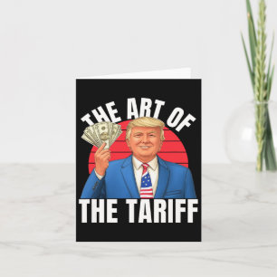 De kunst van de tariefdeal Trump Man Woman Liberat Kaart