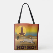 De kunst van de valkring: De lange slip Tote Bag (Achterkant)