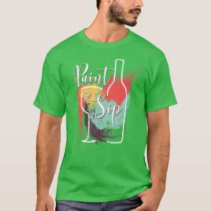 De Kunst van de Verf en van de Partij van de Nacht T-shirt