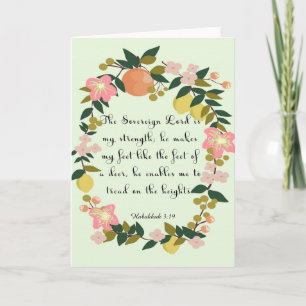 De Kunst van de Verzen van de bijbel - 3:19 Feestdagen Kaart