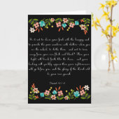 De Kunst van de Verzen van de bijbel - het 58:7 Kaart (Gele Bloem)