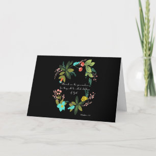 De Kunst van de Verzen van de bijbel - het 5:9 van Feestdagen Kaart