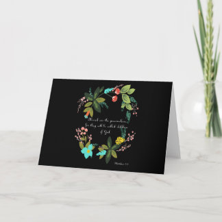 De Kunst van de Verzen van de bijbel - het 5:9 van Feestdagen Kaart