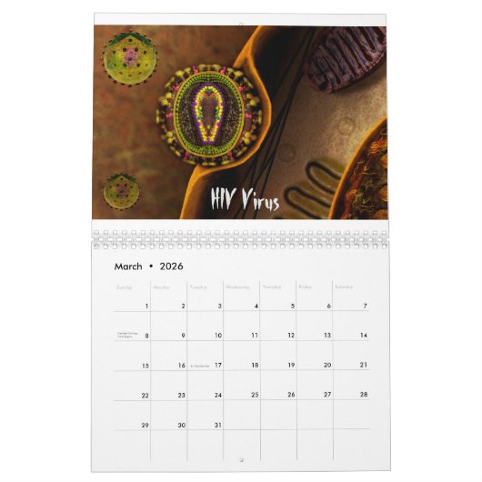 De kunst van de wetenschap #3 kalender (Mar 2026)