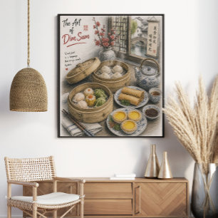 De Kunst van Dim Sum   Traditionele Chinese Thee Poster