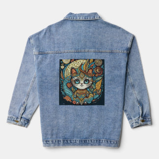 De kunst van doodle denim jacket