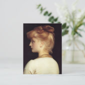 De kunst van een meisje briefkaart (Staand voorkant)