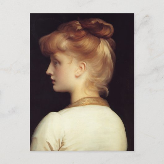 De kunst van een meisje briefkaart (Voorkant)