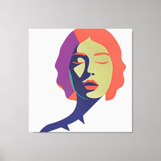 De kunst van een mooie geest canvas afdruk (Voorkant)