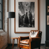 De kunst van elegantie: een klassieke couture poster