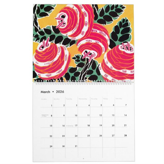 De kunst van Eugène Séguy Kalender (Mar 2026)