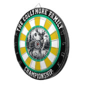 De kunst van Forest Deer Dartbord (Voorkant Rechts)