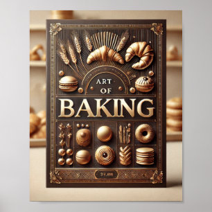 De kunst van het bakken poster