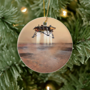 De Kunst van het concept van Phoenix Mars Lander Keramisch Ornament