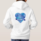 De kunst van het dans-dressage-paard - Personalise Hoodie (Achterkant)
