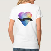 De kunst van het dans-dressage-paard - Personalise T-shirt (Achterkant)