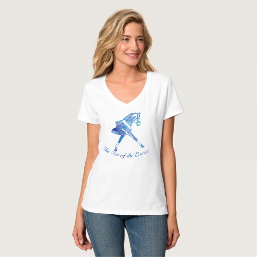 De kunst van het dans-dressage-paard - Personalise T-shirt (Voorkant volledig)
