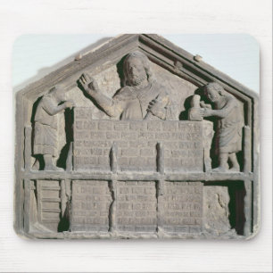 De kunst van het gebouw, zeshoekige decoratieve ve muismat