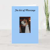 De kunst van het huwelijk kaart (Voorkant)