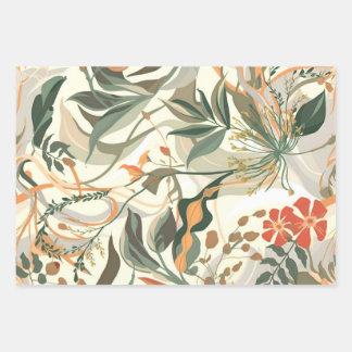 De kunst van het inpakken van cadeaupapier Platte 