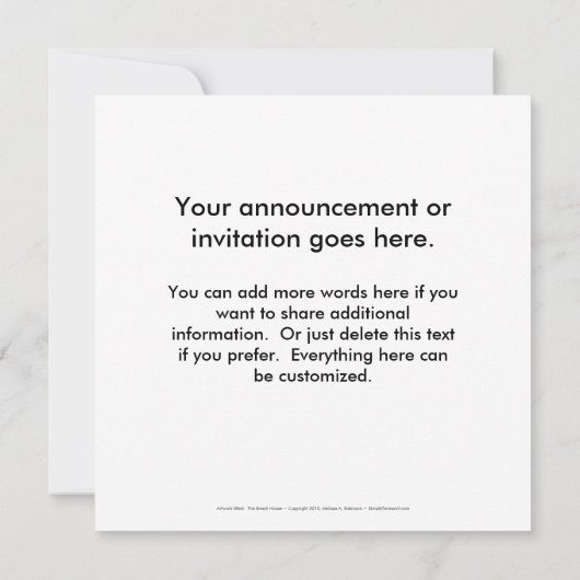 De  kunst van het Kiehuis - IT persoonlijk aanpass Kaart (Achterkant)