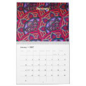 De kunst van het kleuren kalender (Jan 2027)