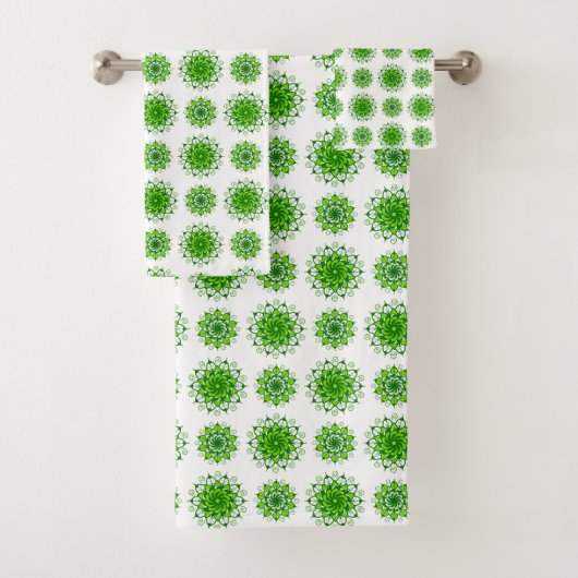 de kunst van het mandala - patroon bad handdoek (Insitu)