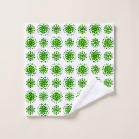 de kunst van het mandala - patroon bad handdoek (Wasdoekje)