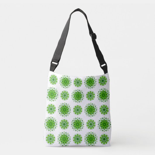 de kunst van het mandala - patroon crossbody tas (Voorkant)