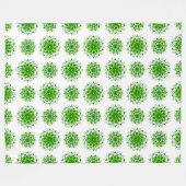 de kunst van het mandala - patroon fleece deken (Voorkant (Horizontaal))