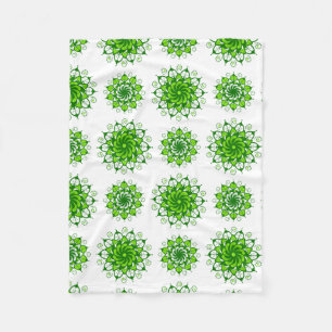 de kunst van het mandala - patroon fleece deken
