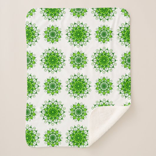 de kunst van het mandala - patroon sherpa deken (Voorkant)