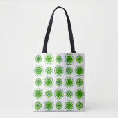de kunst van het mandala - patroon tote bag (Voorkant)