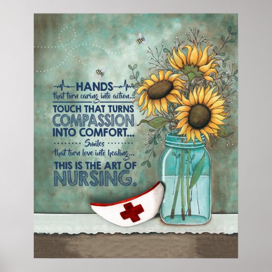 De kunst van het Motivatie verzorgen Poster (Voorkant)