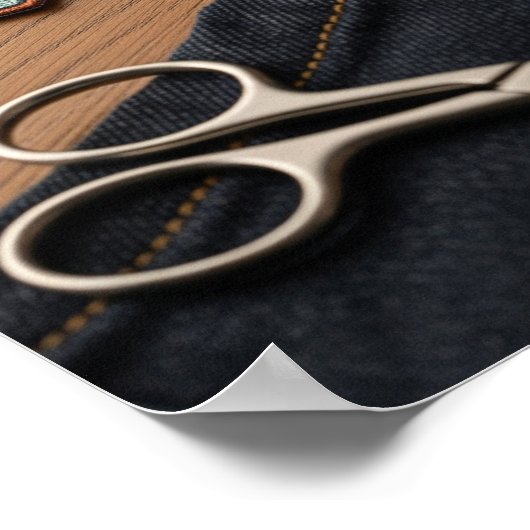 De kunst van het naaien poster (Hoek)