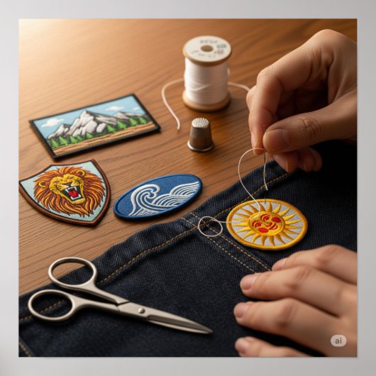 De kunst van het naaien poster (Voorkant)