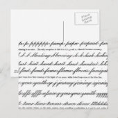 De kunst van het Penmanhip Briefkaart (Voorkant / Achterkant)