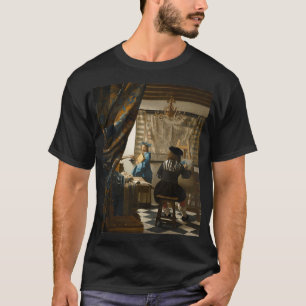 De kunst van het schilderen 1668 Johannes Vermeer T-shirt