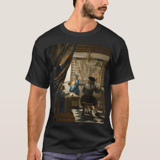De kunst van het schilderen 1668 Johannes Vermeer T-shirt
