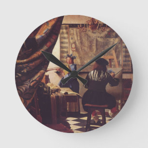 De Kunst van het Schilderen door Johannes Vermeer Ronde Klok