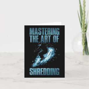 De kunst van het shredderen kaart
