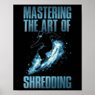 De kunst van het shredderen poster