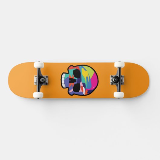 De kunst van het skelet persoonlijk skateboard (Horizontaal)