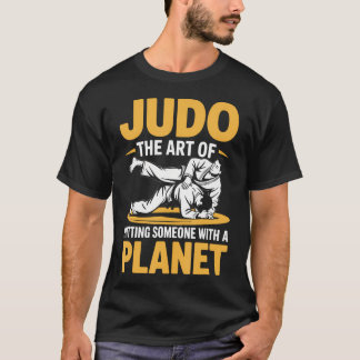 De Kunst van het Slaan van Iemand Judoistvechter K T-shirt